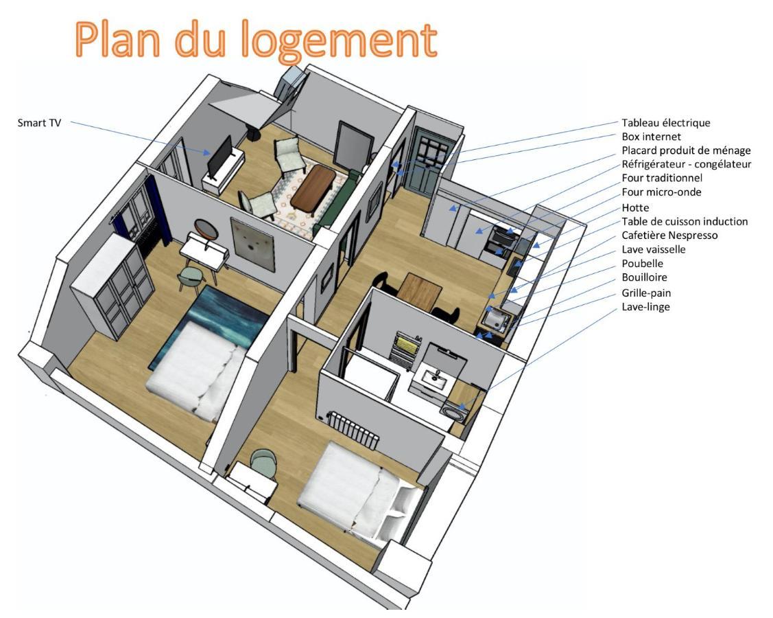 Apartmán Elegant 3 Pieces - Parking Thonon-les-Bains Exteriér fotografie